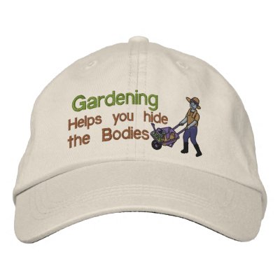 Hide the Bodies Embroidered Hats by Embroidery4U