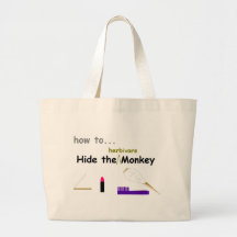 Hide the Monkey Beach Bag