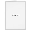 Hidee Hi cards