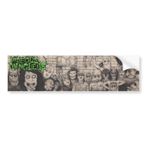 Hideous Mangleus bumpersticker by uniteduniverse Hideous Mangleus bumpersticker