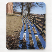 "Hiding from Spring" - Country Setting Mousepad mousepads