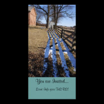 "Hiding from Spring" - Custom Invitation Cards NEW photo cards