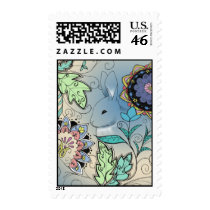 Hiding Rabbit Stamp