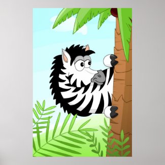 Hiding Zebra print