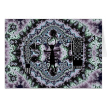 hieroglyph people fractal cards