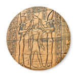 Hieroglyphs at Edfu Temple, Egypt Fridge Magnet