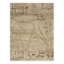 Hieroglyphs postcard, customize