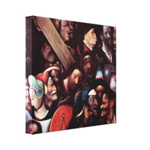 Hieronymus Bosch - Crucifixion Stretched Canvas Print