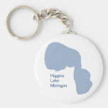 Higgins Lake, Michigan Key Chain