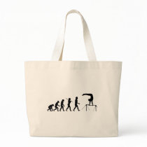 High Bar Gymnastics Evolution Sports Tote Bags