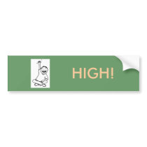 HIGH! bumper stickers