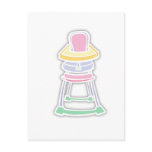 High Chair Post Card