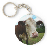 High Def Hereford Keychain