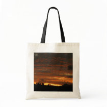 High Desert Sunset Budget Tote bags by bontondesigns High Desert Sunset Budget Tote bags