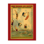 High Dive / Diving Circus Poster Post Card