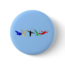 High Divers High Diving Springboard Platform sport Pinback Button