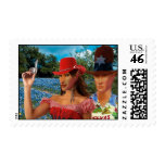 High-elves in Texas Postage Stamp
