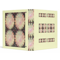 High Energy Flower Design 3 Ring Binder