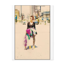 high fashion 200 post card