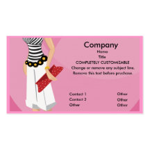 High Fashion Boutique Business Card template