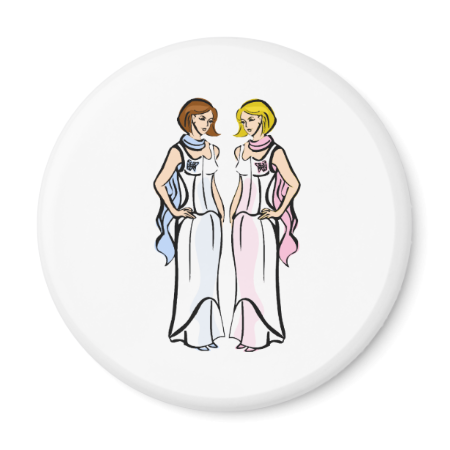 High Fashion Brides Fridge Magnet