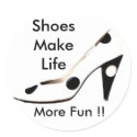 High fashion shoe stickers