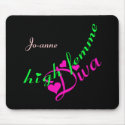 High Femme Diva Customizable Mouse Pad mousepads by uniqueandkinky High Femme Diva Customizable Mouse Pad mousepads