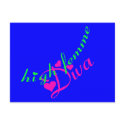 High Femme Diva postcards