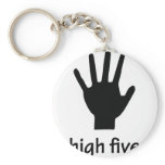 high five hand key chain