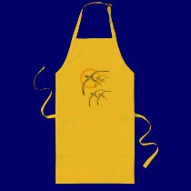 High Five Tropic Birds Apron by Lotacats High Five Tropic Birds Apron