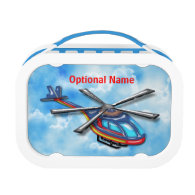 High Flying Helicopter in the Clouds Yubo Lunchbox