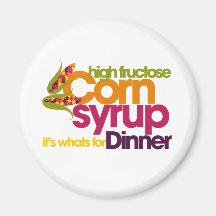 High Fructose Corn Syrup Refrigerator Magnets