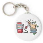 High Gas Prices Cartoon Characters keychains