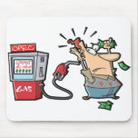 High Gas Prices Cartoon Characters mousepads