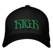 HIGH Hat embroidered hats