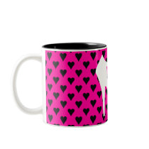 HIGH HEEL - PUMP IT UP HOT PINK mugs by MarriageRocksandCo HIGH HEEL - PUMP IT UP HOT PINK mugs
