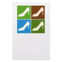 High Heel Pumps Custom Stationery
