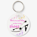 High heel shoe lover keychains