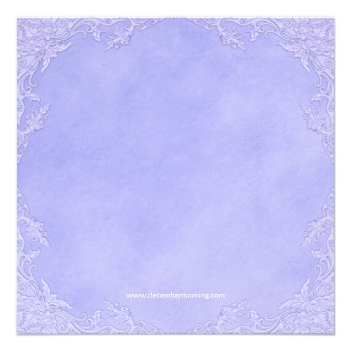 High Heel Shoes Purple Princess Quinceanera Personalized Invite
