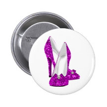 High Heel Shoes Stileto Glitter Pink