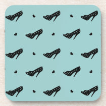 High Heels and Hearts cork coasters