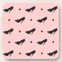 High Heels and Hearts cork coasters