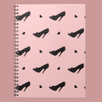 High Heels and Hearts notebooks