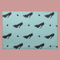 High Heels and Hearts placemats