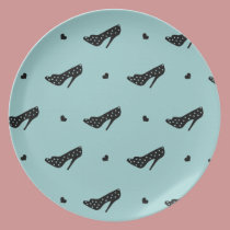 High Heels and Hearts plates