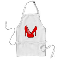 High heels apron