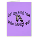 High Heels Greeting Card