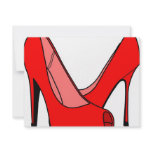 High heels invitations