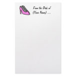 High Heels Personalized Name Stationery
