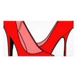 High heels photo cards